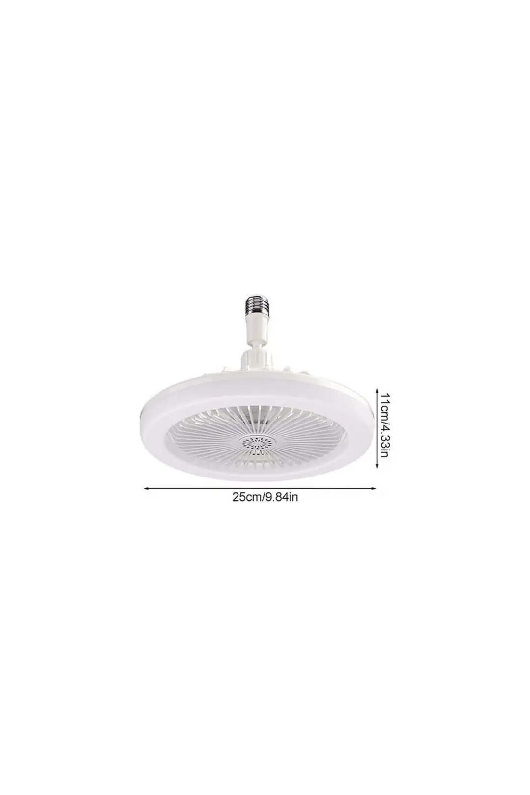 Opto HS-8005 40 W 3 Renk Ayarlı Led Avize Fan, Sessiz Motorlu Tavan Vantilatörü