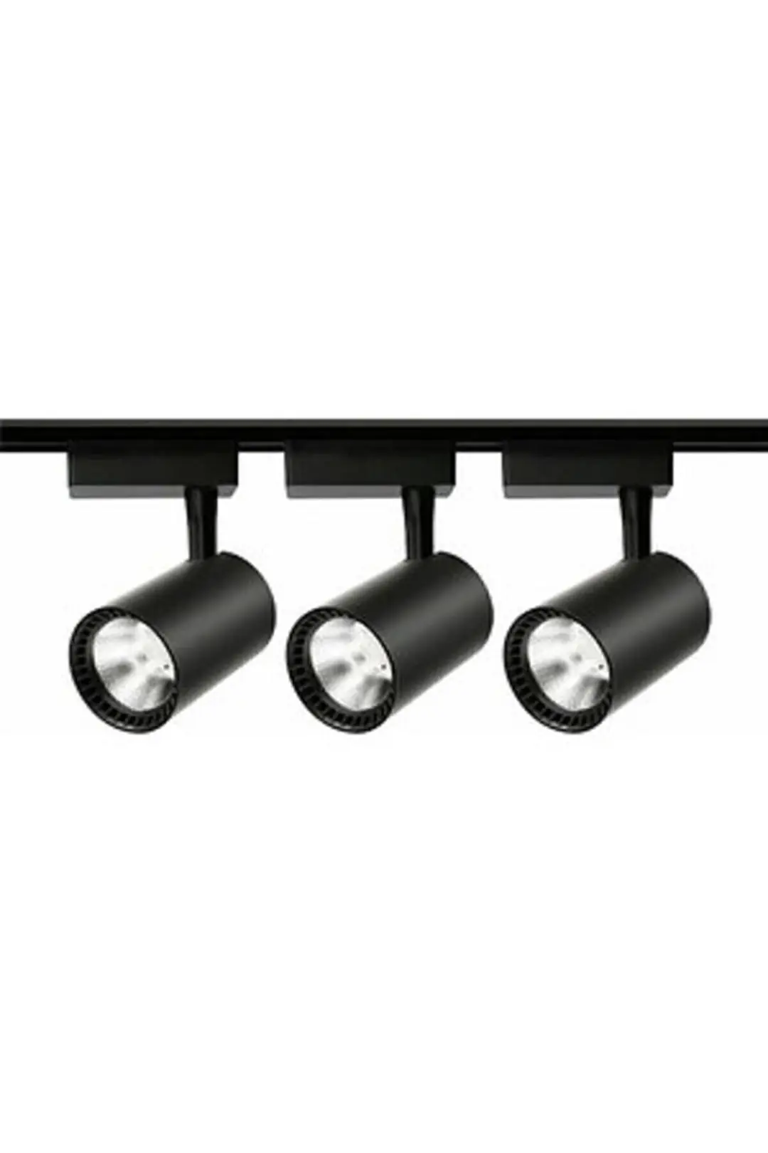 30 Watt Ray Spot 3 Lü Siyah Kasa Gün Işığı &;pro;ultra Aydınlatmalı 1 Metre Ray Ile Takım Led Spot