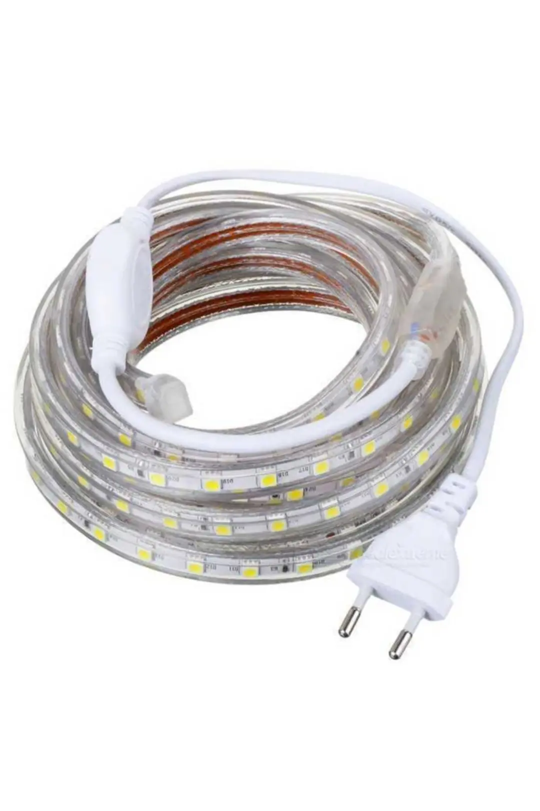 Hortum Led Beyaz 220 Volt Şerit 3 Çipli 20 Mt. Hortum Şerit Led Fasel