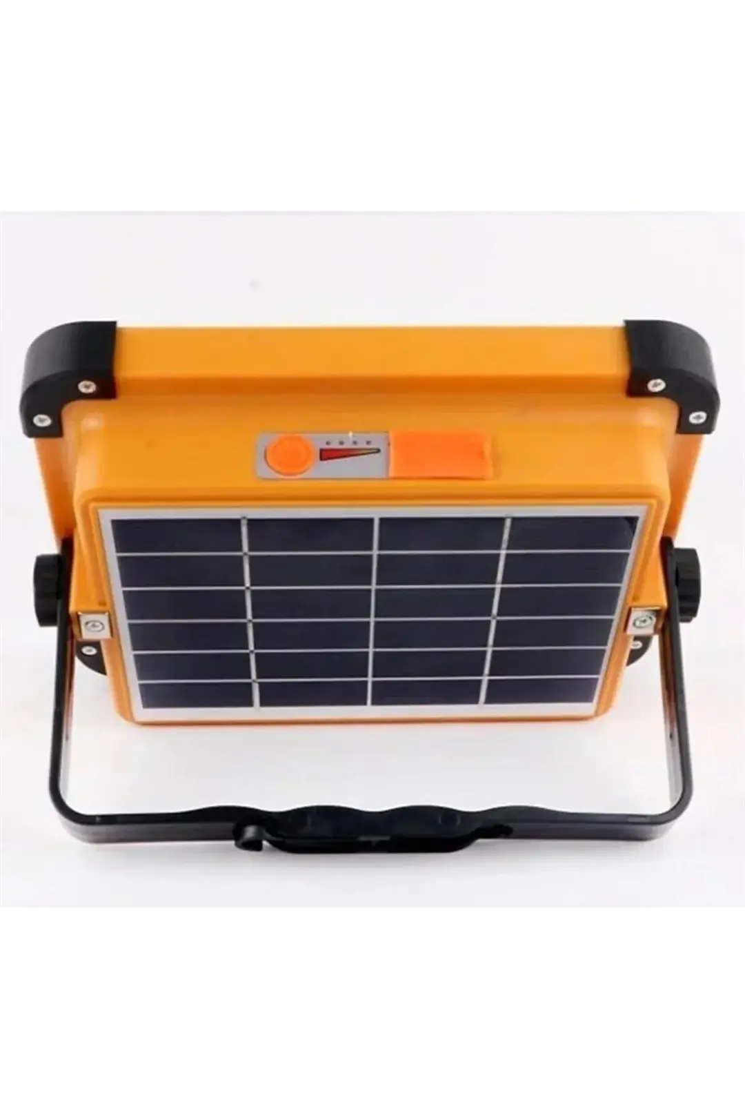 Unichrome Güneş Enerjili Solar 200w Watt Led Projektör Taşınabilir Sarı Beyaz Ve Çakar Işık Lamba