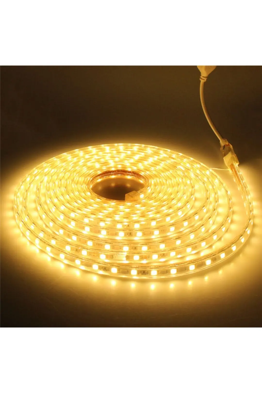 Hortum Esnek Şerit Led 6 Metre Gün Işığı + 220 Volt Fiş