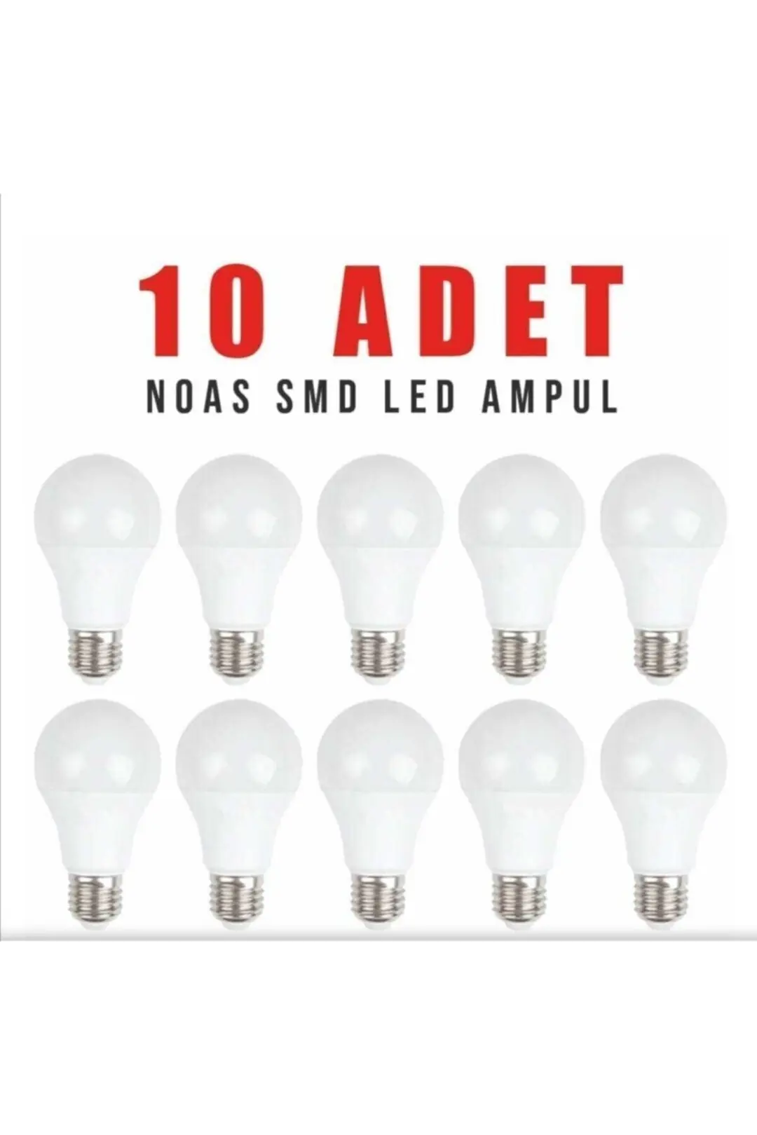 Orjınal Noas Beyaz Led Ampul 10 Adet