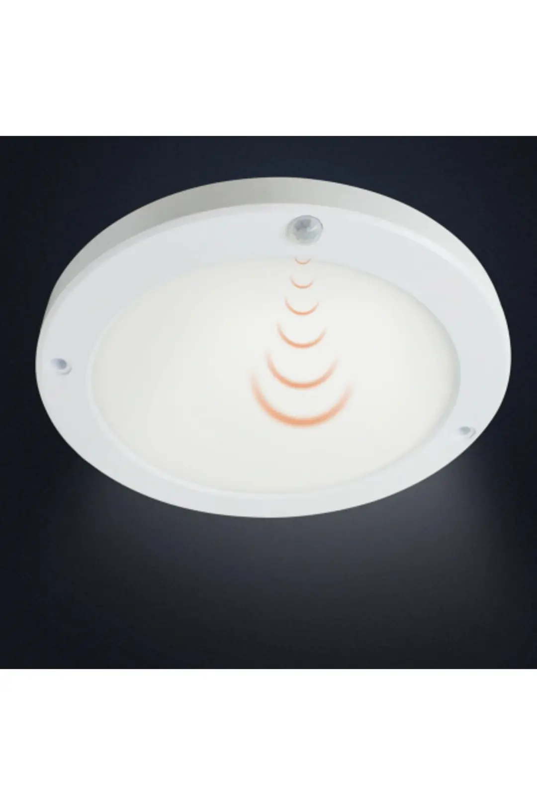 CT-9247 20W Sensörlü LED Armatür Sıva Üstü Tavan & Duvar Lambası Gece-Gündüz Otomatik 6400K Bey