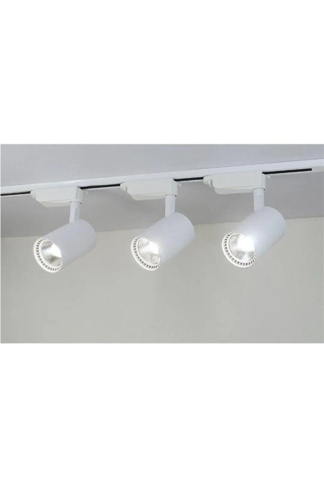 4 Adet Beyaz Kasa Günışığı 30 Watt Ray Spot 1 Metre Beyaz Ray Dahil