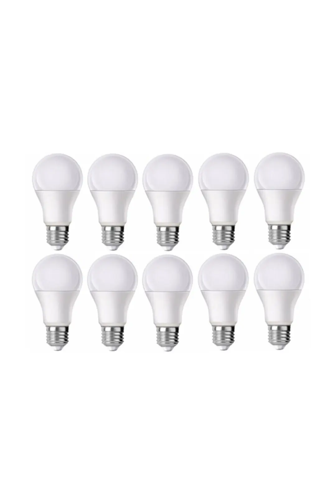 9w - Beyaz - E27 - 10lu - Tasarruflu Ampul 9w