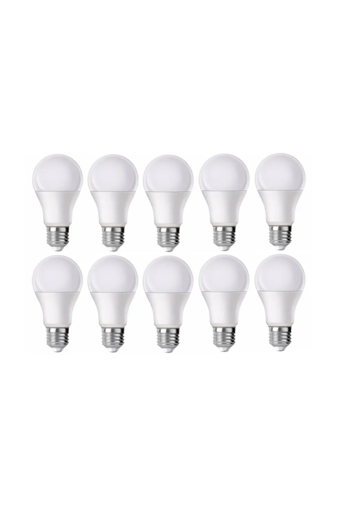 10 Watt Led Ampul 10 Lu Paket 900 Lümen 6400k Beyaz Işık Uzun Ömürlü-hızlı Kargo 10 Lu Paket