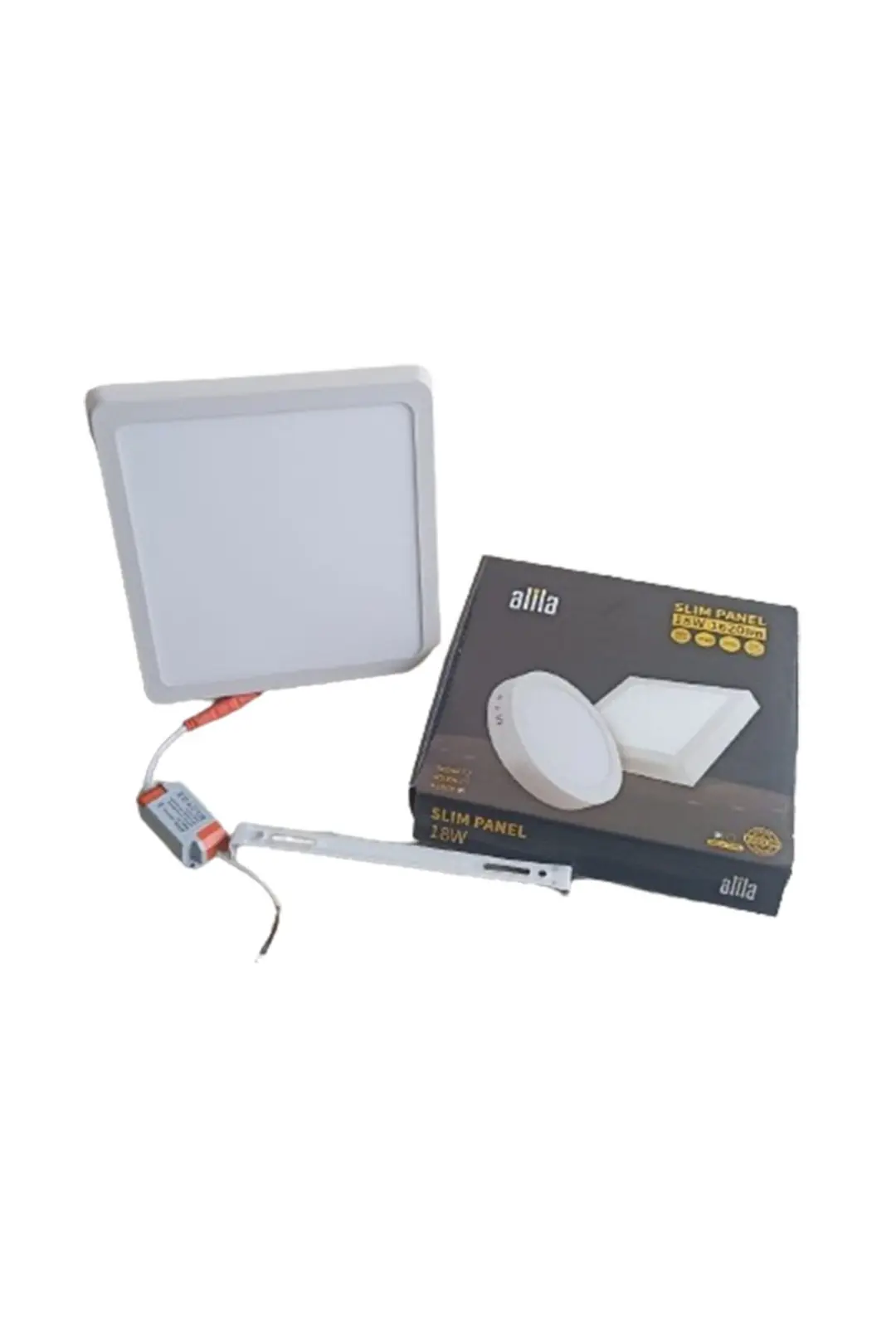 18w Sıva Üstü Led Panel (BEYAZ IŞIK) Kare 6500k 1620 Lümen