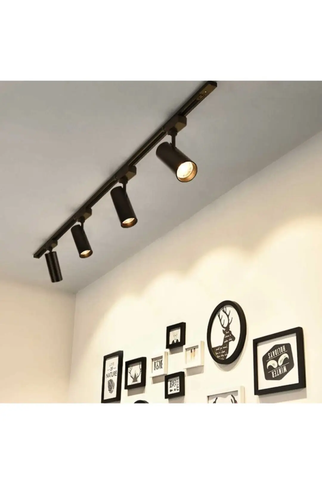 30 W Led Ray Spot Vitrin Mağaza Armatürü Siyah