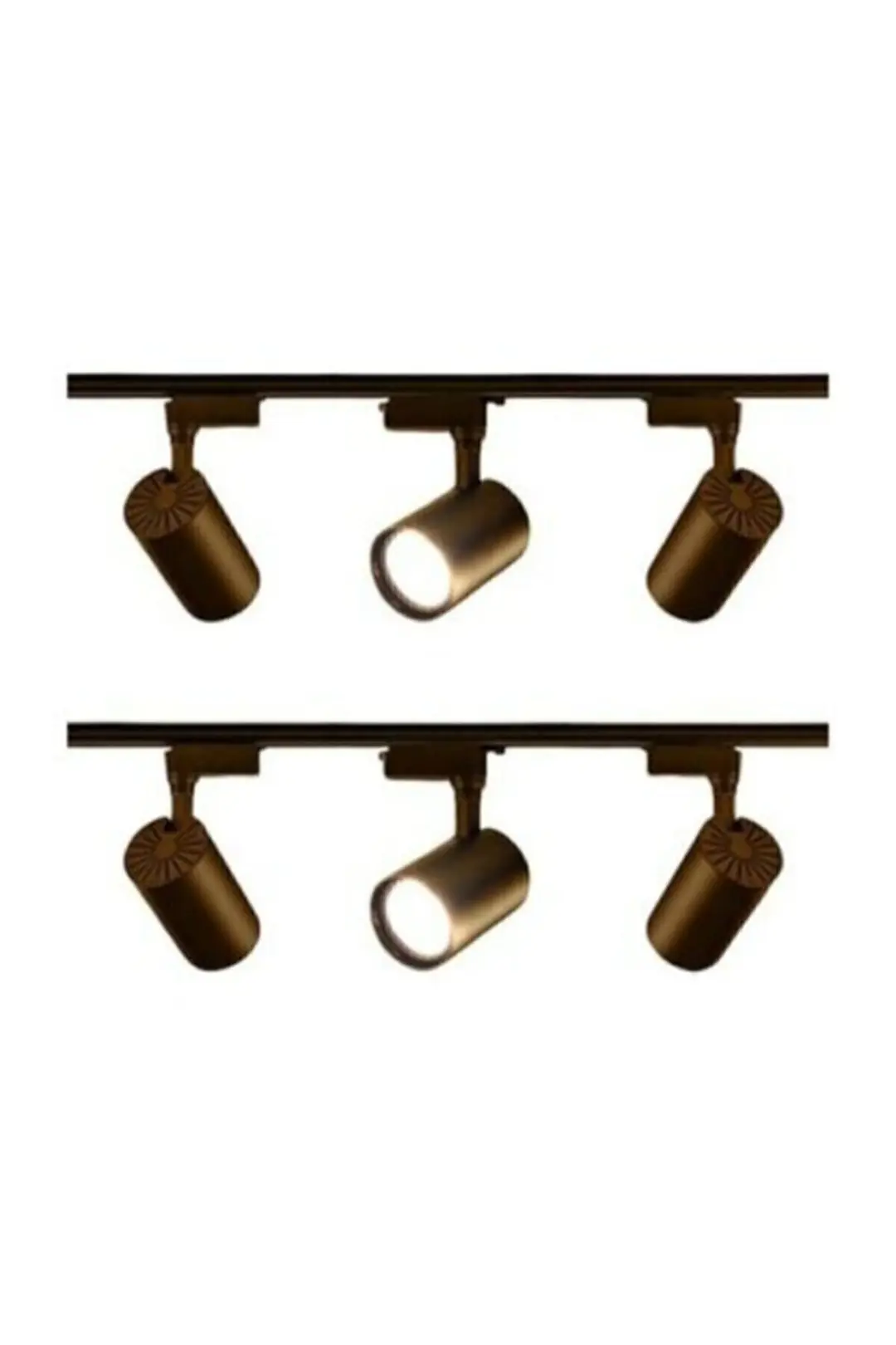 30 Watt Siyah Kasa Günışığı 6 Adet Ray Spot - Iki Adet 1 Metre Ray - Kendinden Led'li Ray Spot