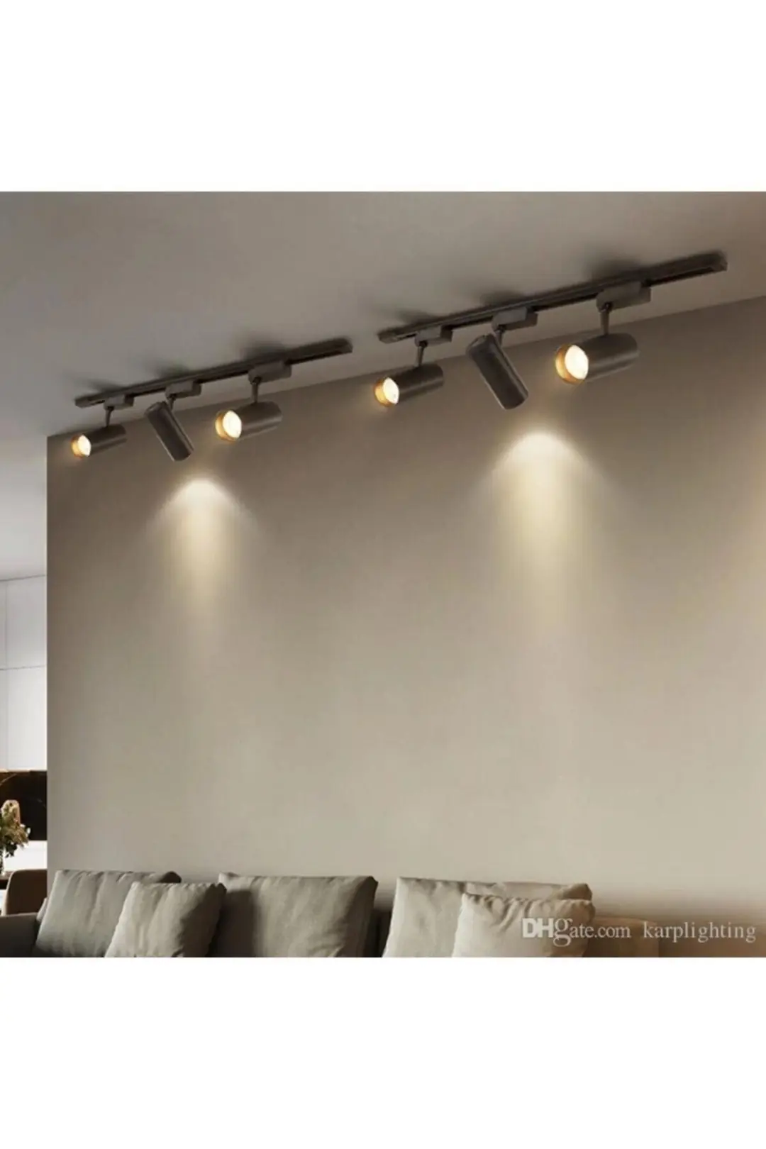 30 W Led Ray Spot Vitrin Mağaza Armatürü Siyah