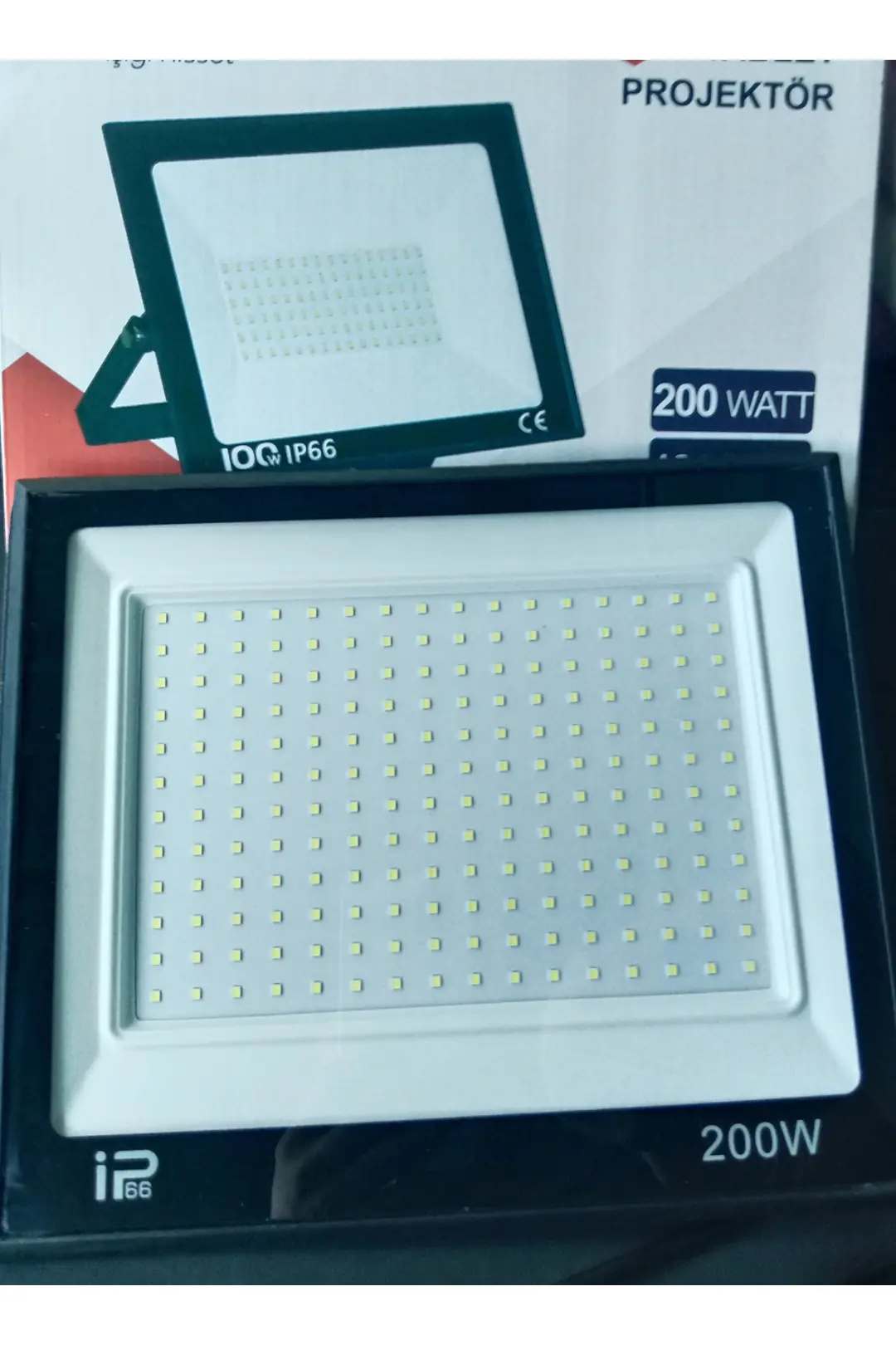 Led 200 Watt Beyaz Işık Led Proektör Yüksek Lümen