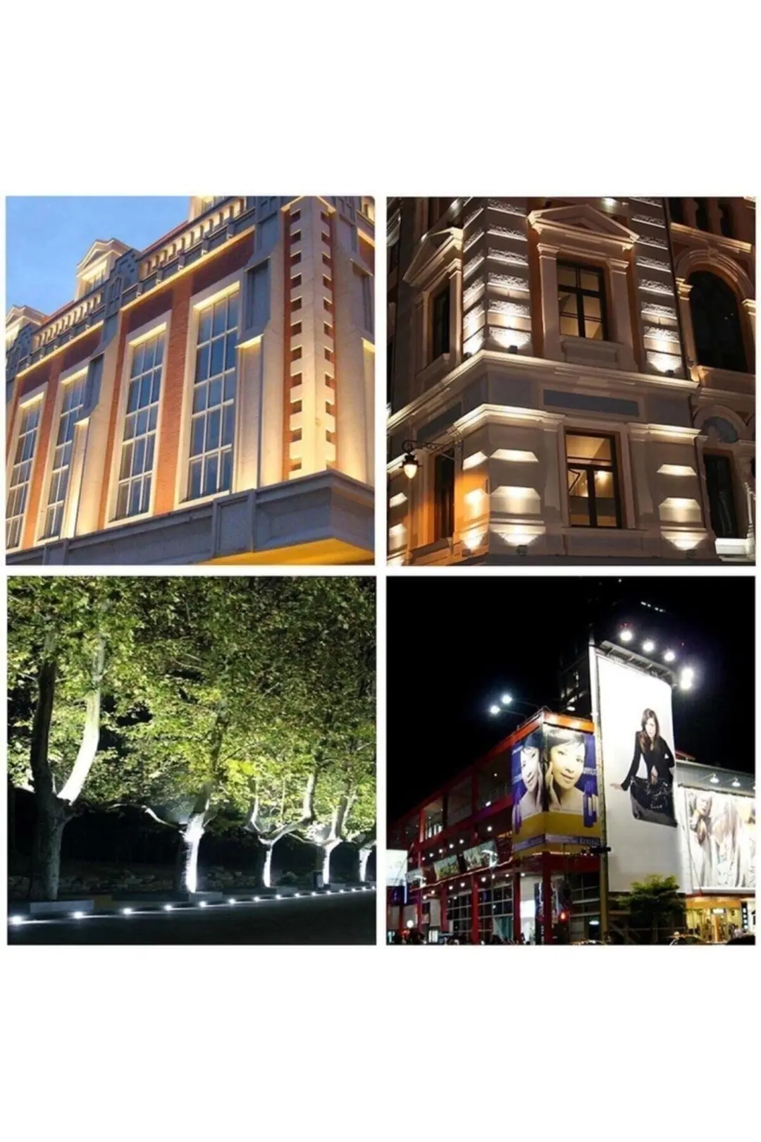 ekim aydınlatma 100w Led Projektör Beyaz Işık 9000 Lümen Ip66