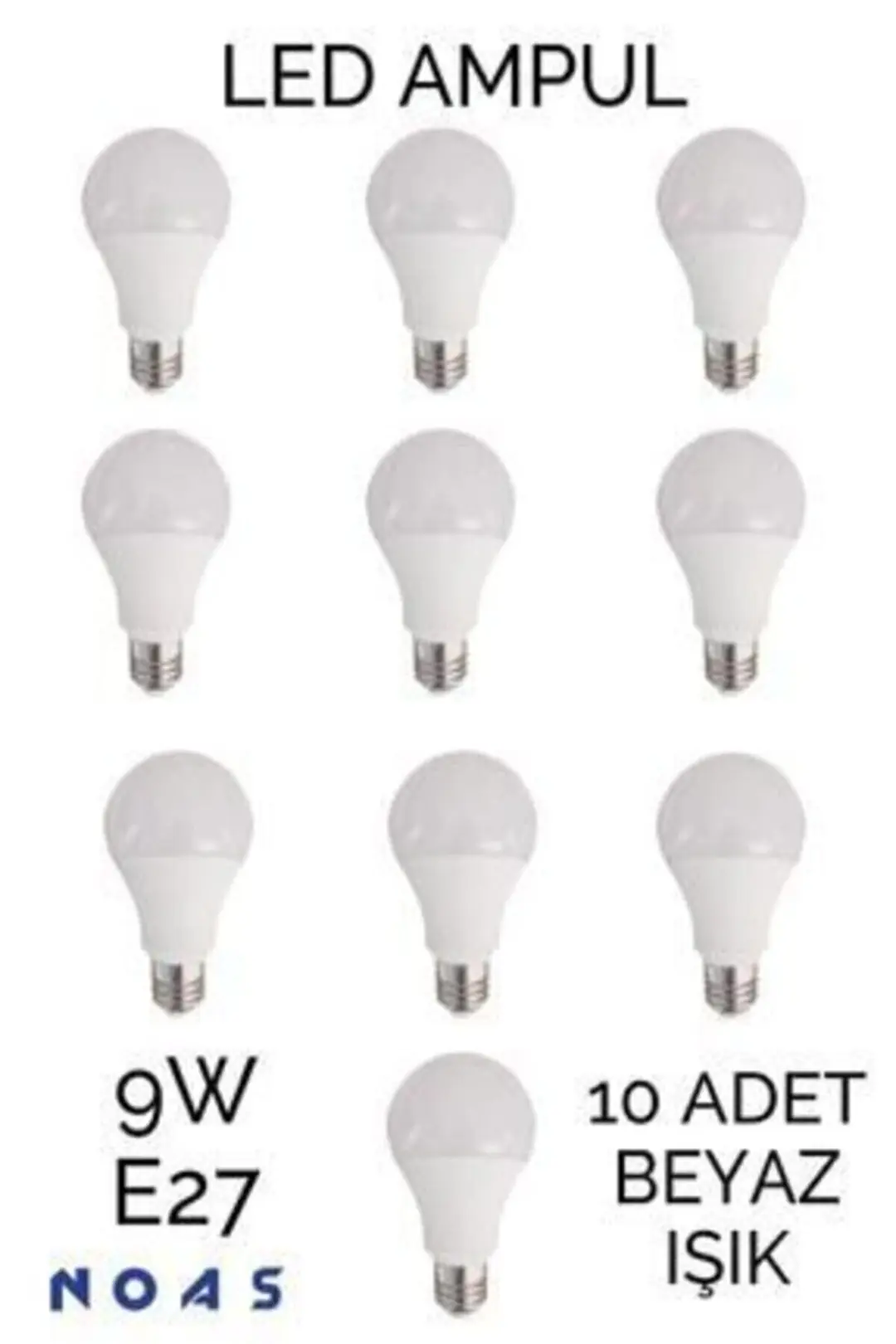 9w Led Ampul 10 Adet Yüksek Kalite