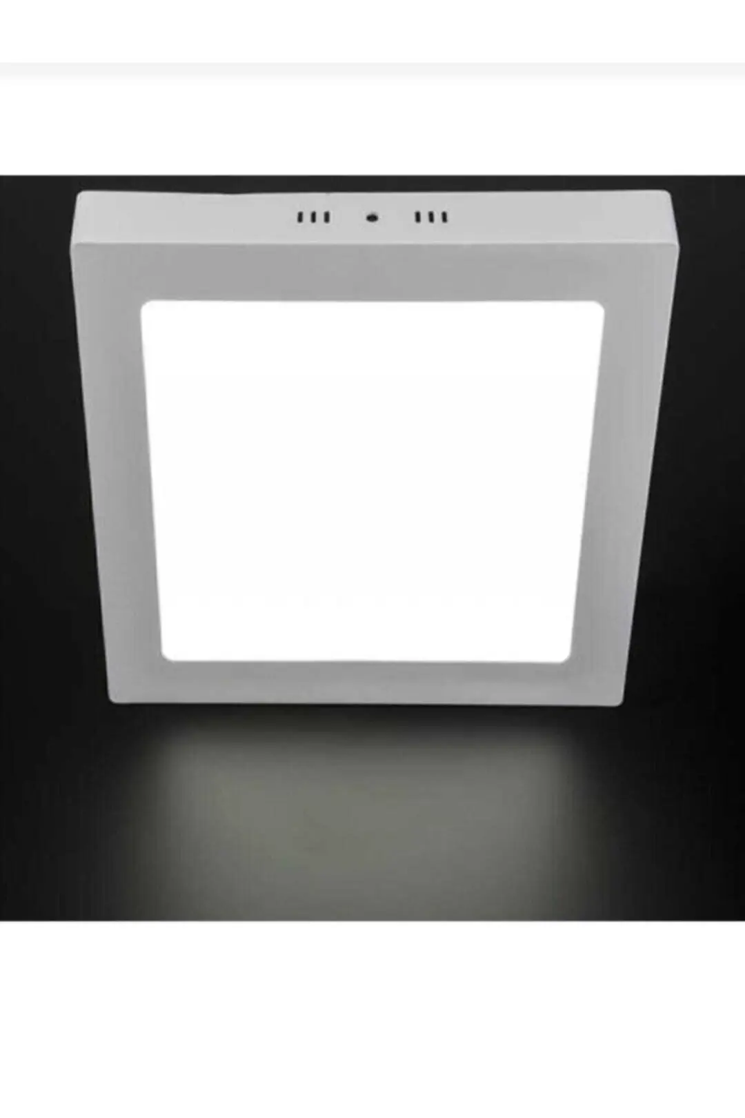 24 Watt Kare Sıva Üstü Led Panel Tavan Armatürü Beyaz Işık