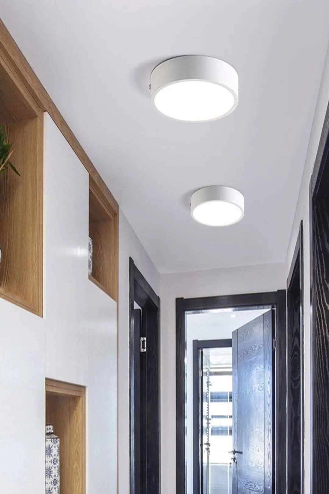 Led Tavan Wc Kiler Ofis Lambası 18 W Armatür Sıva Üstü 6500 K Beyaz Işık 220 V ( Tak Çalıştır )