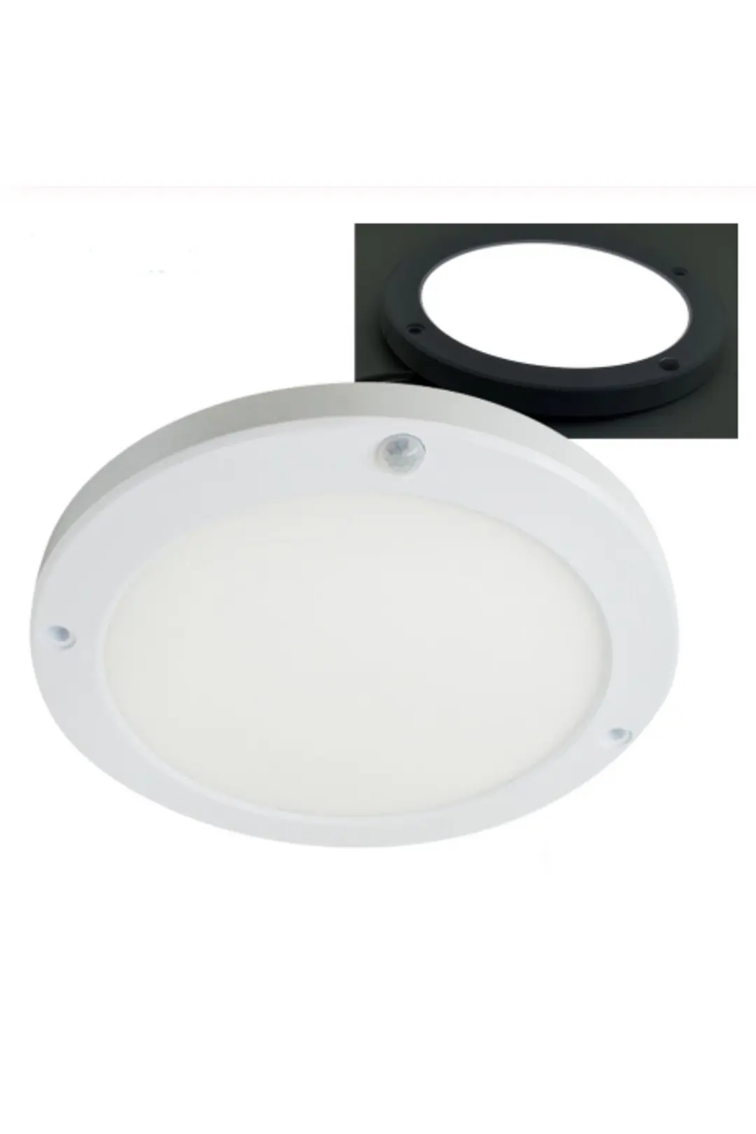 CT-9247 20W Sensörlü LED Armatür Sıva Üstü Tavan & Duvar Lambası Gece-Gündüz Otomatik 6400K Bey
