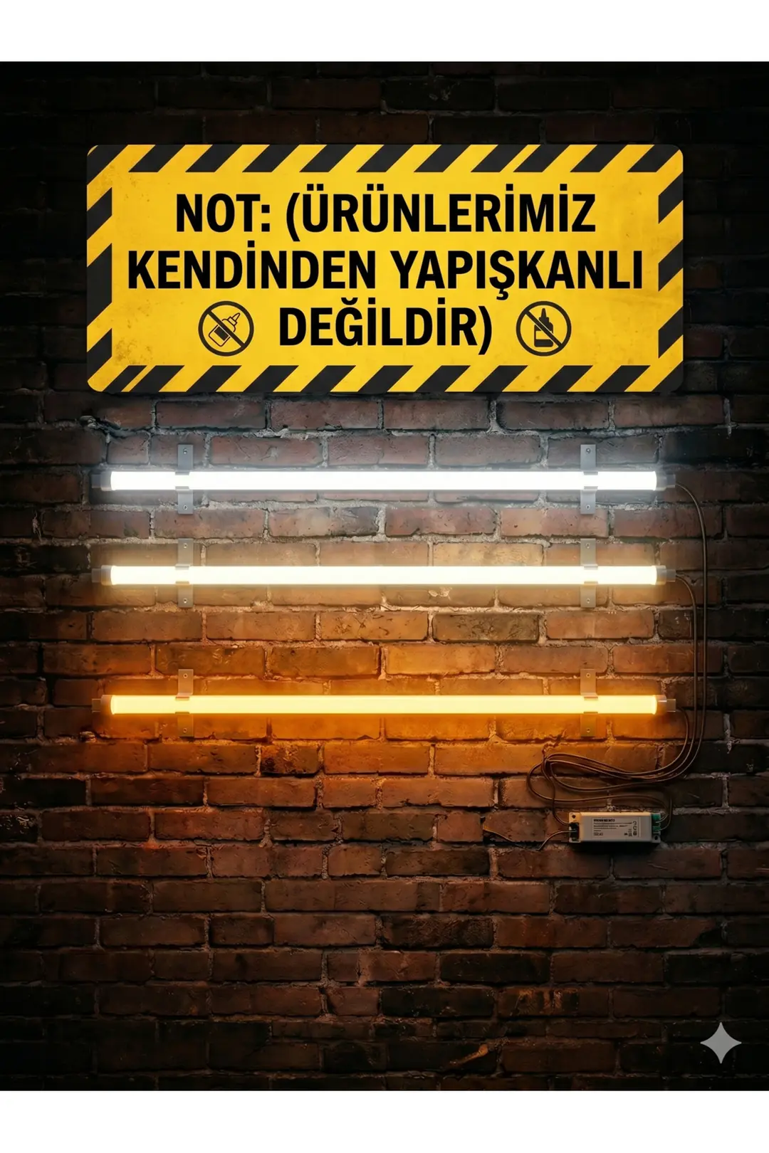 10 Metre 220V Neon LED Şerit Günışığı (3000K) - Tak Çalıştır Set - Fişli Trafo Gerektirmez Esnek LED