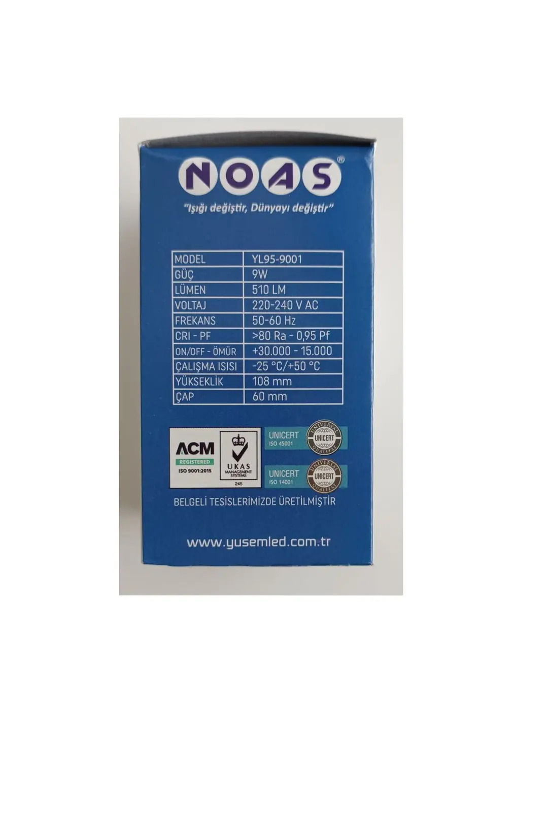 Noas 9w Tasarruflu Led Ampul 10 Adet