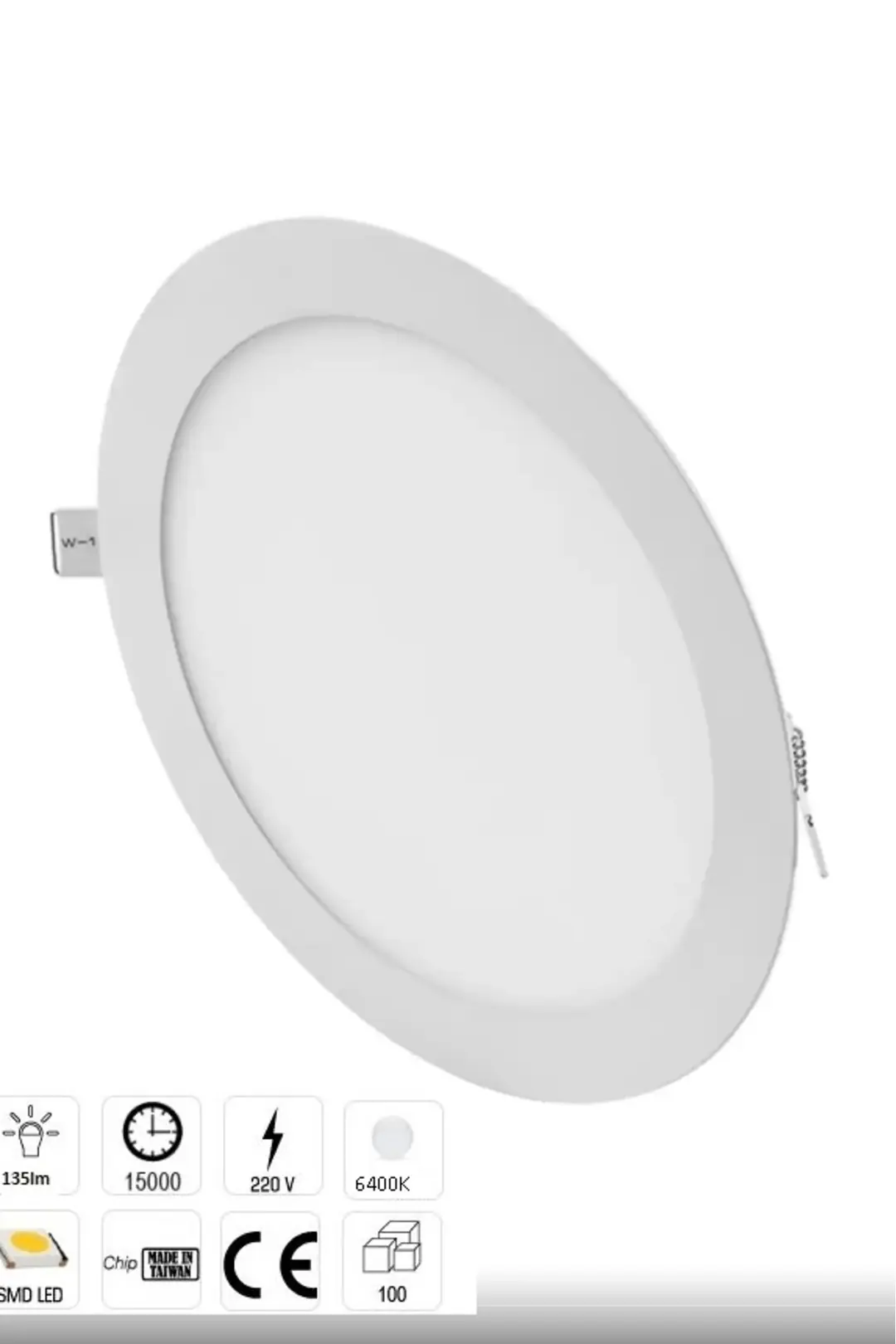 1 Adet Ct 5169 Led Spot 18w 3200k Gün Işığı