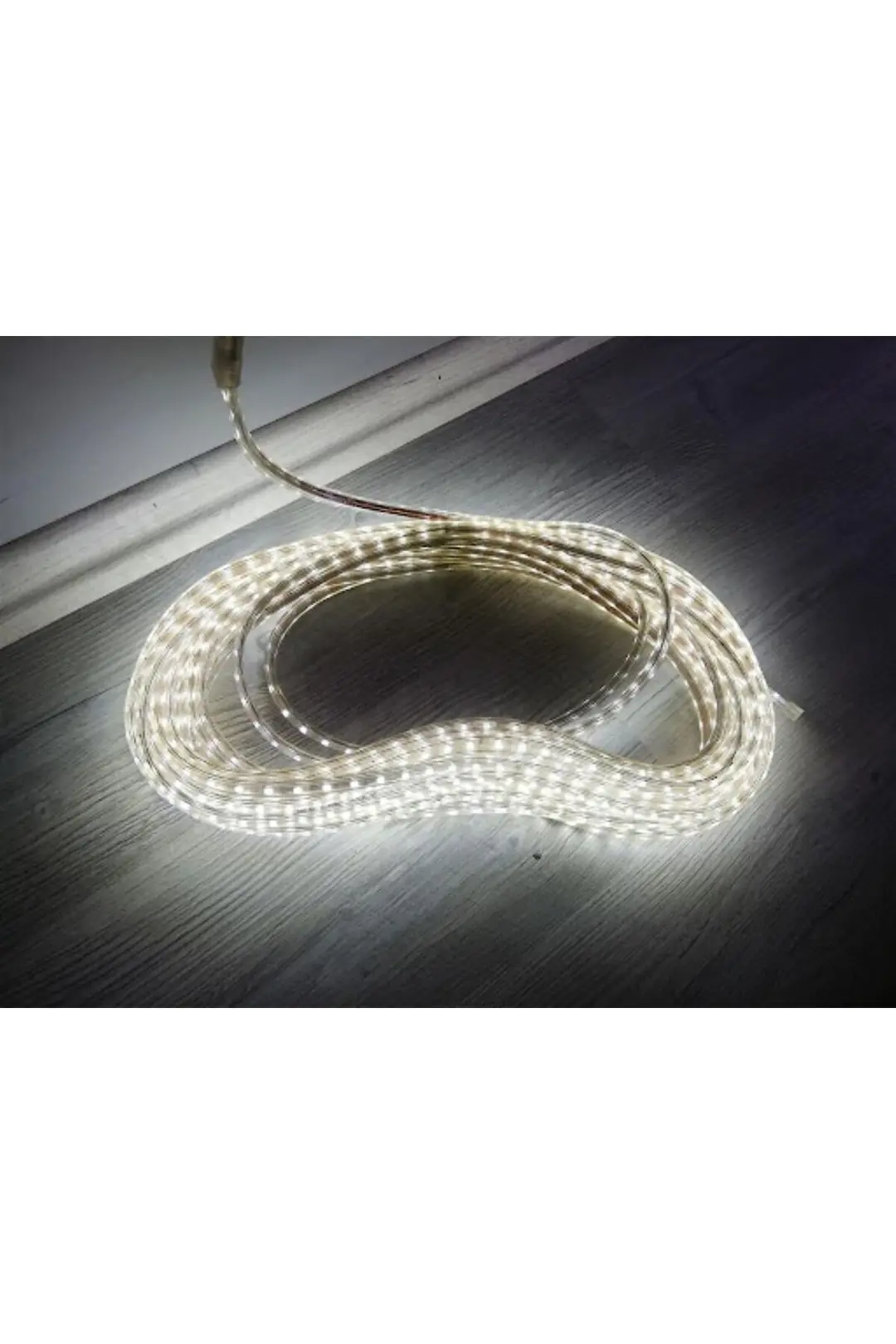25 METRE BEYAZ HORTUM LED 220V TAK ÇALIŞTIR KULLANIMA HAZIR