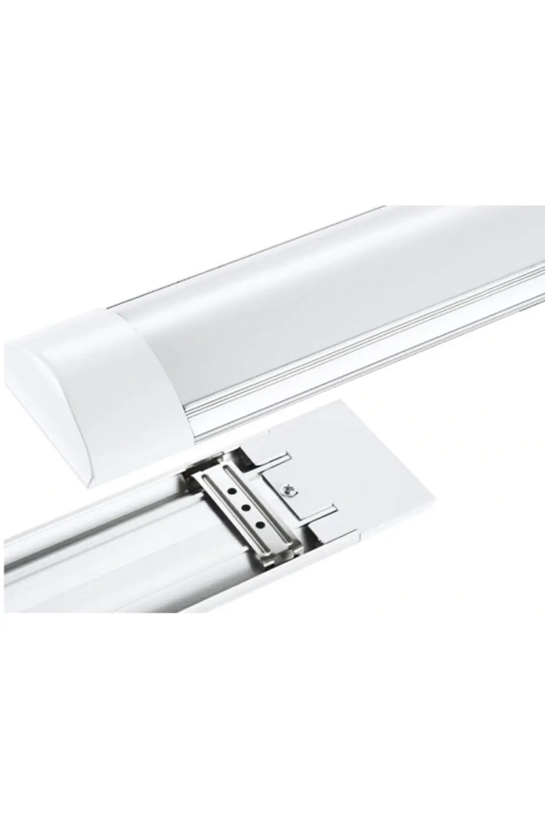 4 Adet Led Beyaz Yeni Nesil Florasan 18w 60 Cm Led Bant Armatürü Yatay Led Panel Direkt 220v