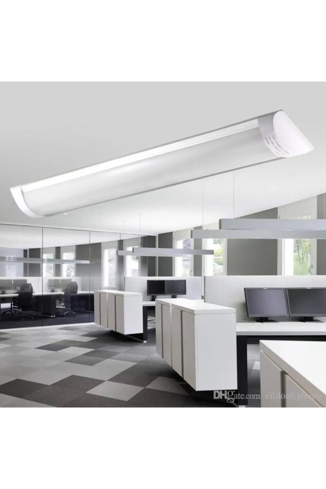 4 Adet 18 Watt 60 Cm Beyaz Işık A Kalite Florasan Bant Armatürü