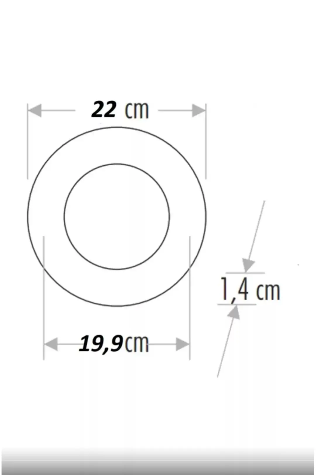 1 Adet Ct 5169 Led Spot 18w 3200k Gün Işığı