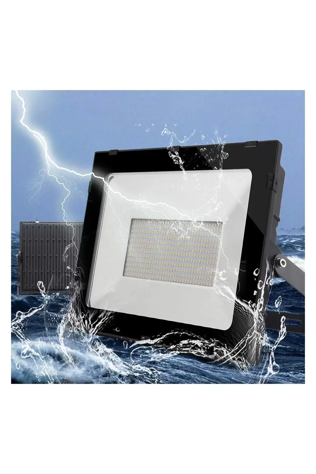 100 Watt Led Projektör Beyaz 6500k Beyaz Renk 9000 Lümen
